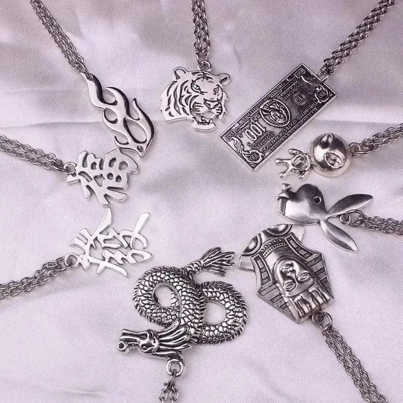 🎤 Stainless Steel Chain Necklaces for Hip-Hop Aficionados 🎤