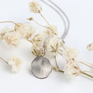 18ct White Gold Petite Flower Petal Pendant & Chain