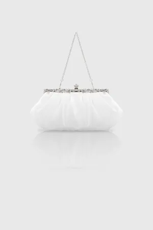 1920s Minimalist Satin Flapper Clutch