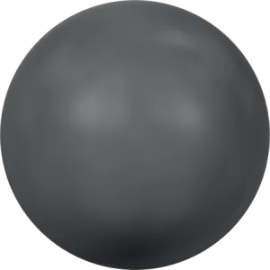 5817 Cabochon Pearls (Half-Drilled), Crystal Dark Grey Pearl (001 617)