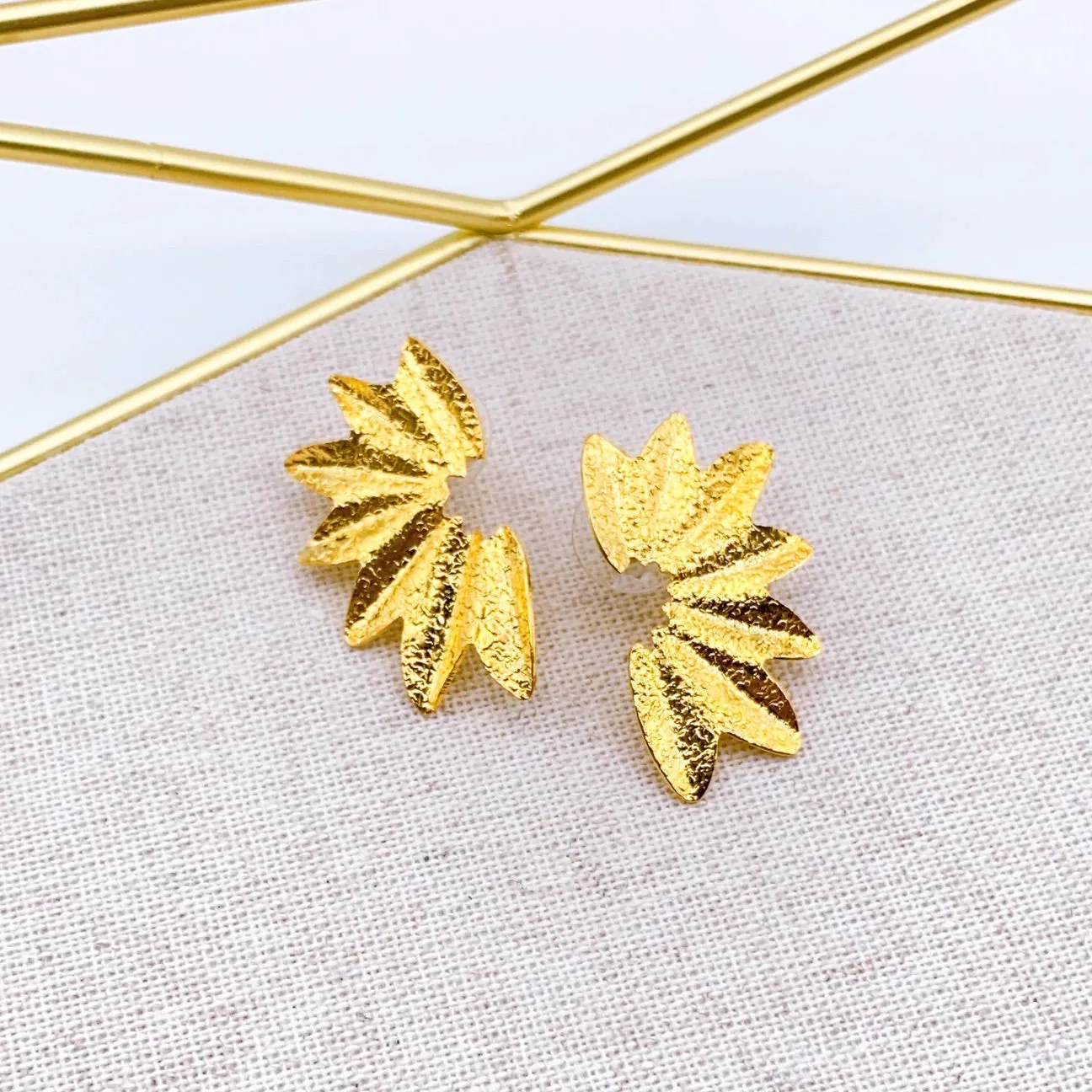 Alexis Wing Earrings- Mini Gold