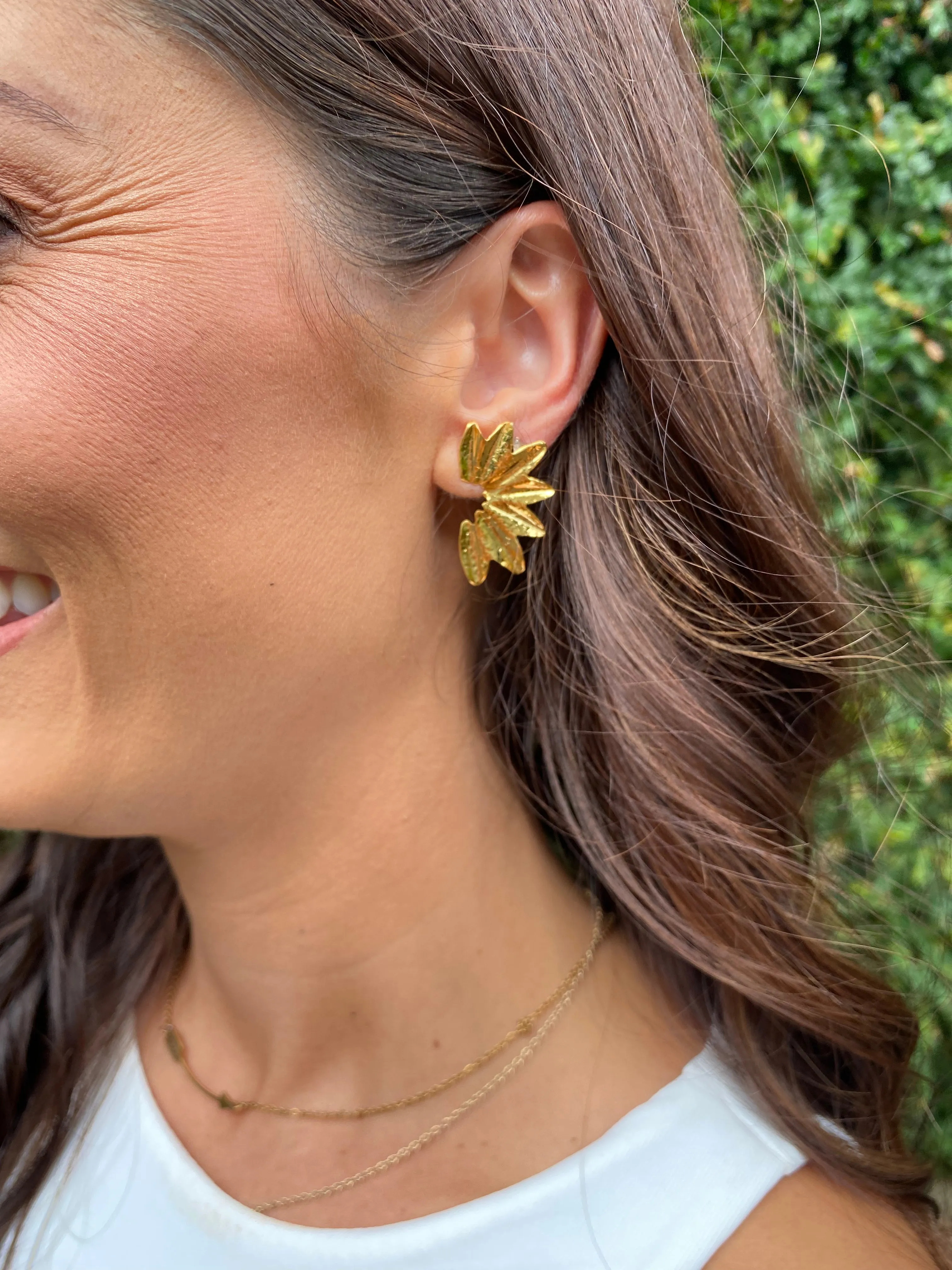 Alexis Wing Earrings- Mini Gold