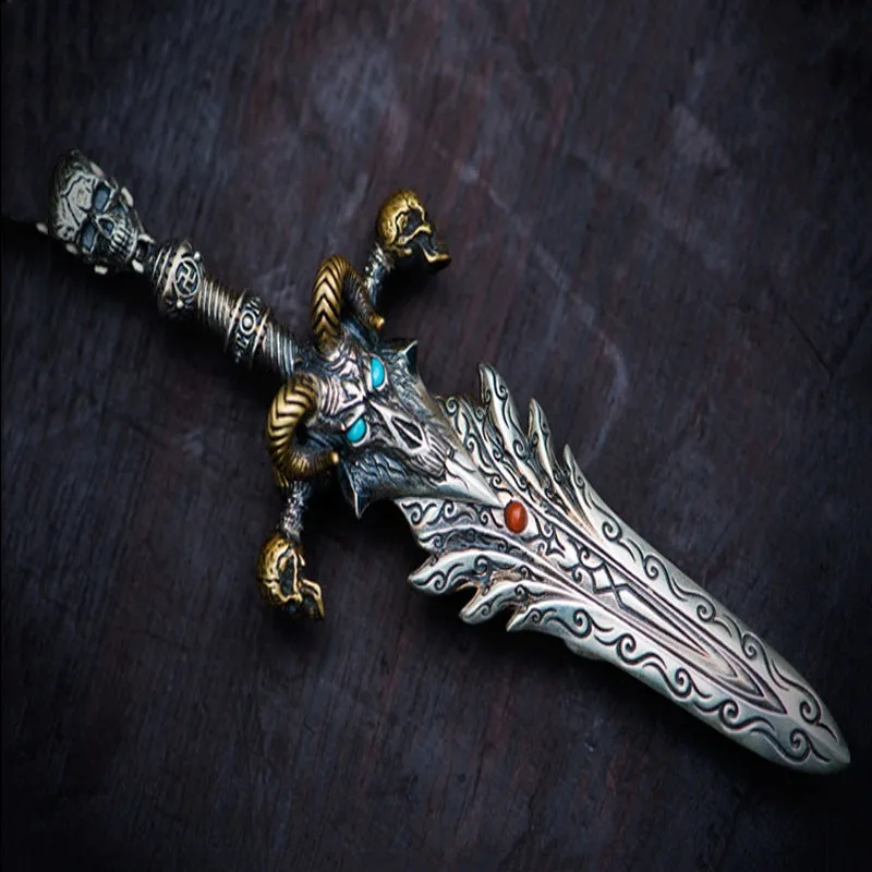 Ancient Sword - Gothic Pendant Necklace by The Nevermore