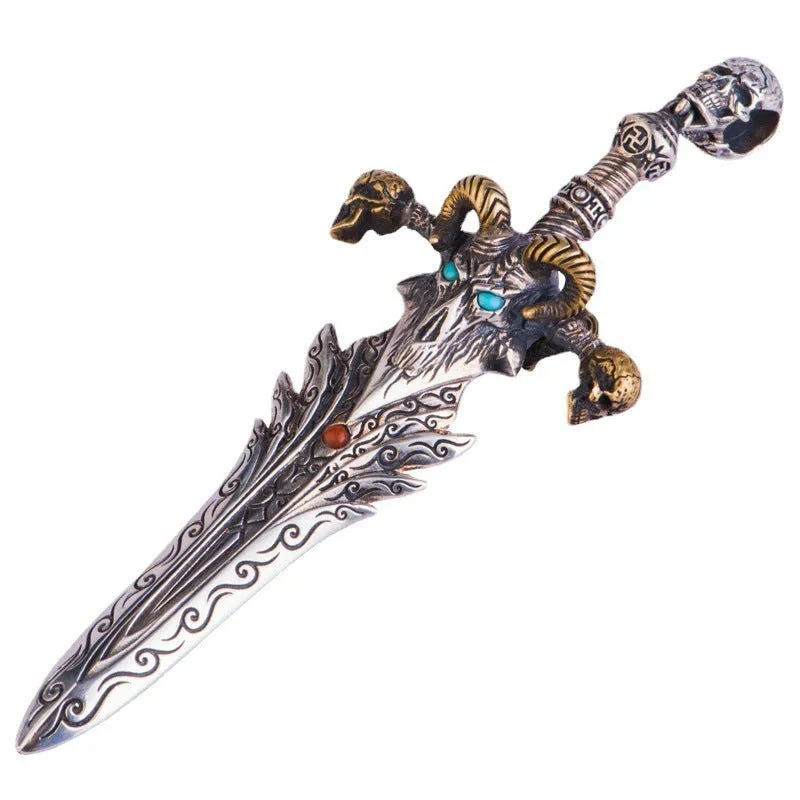 Ancient Sword - Gothic Pendant Necklace by The Nevermore