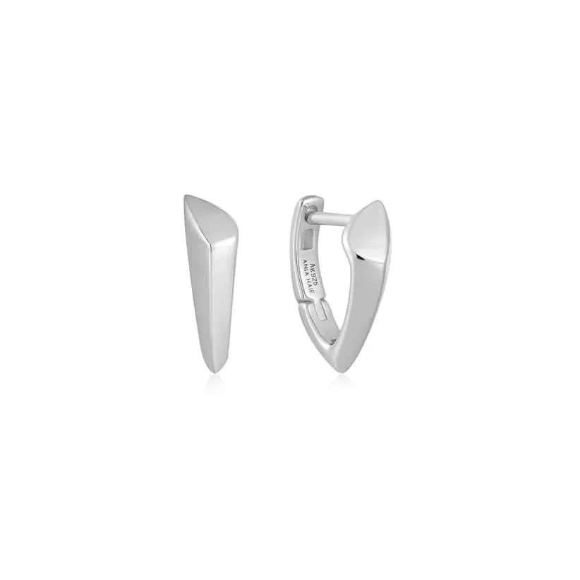 Ania Haie Silver Arrow Huggie Hoop Earrings E049-06H