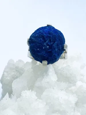 Azurite Sterling Silver Ring
