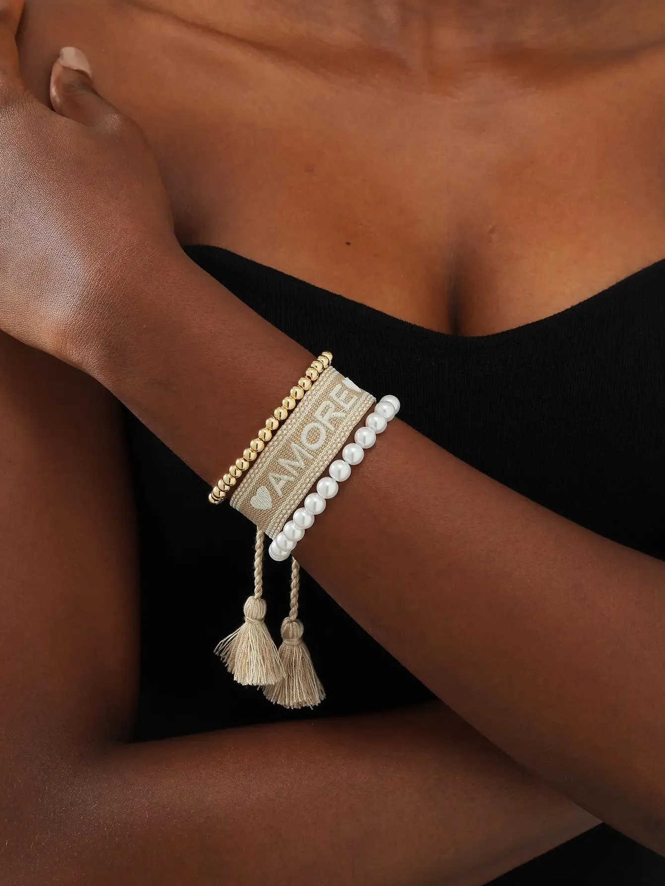 Believe Three Piece Bracelet Set
