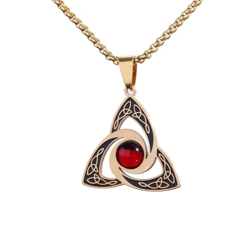 Bergljot - Norse Viking Titanium Necklace by The Nevermore