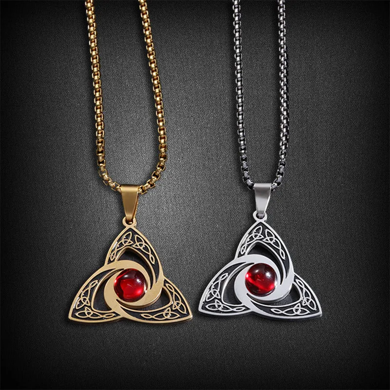 Bergljot - Norse Viking Titanium Necklace by The Nevermore