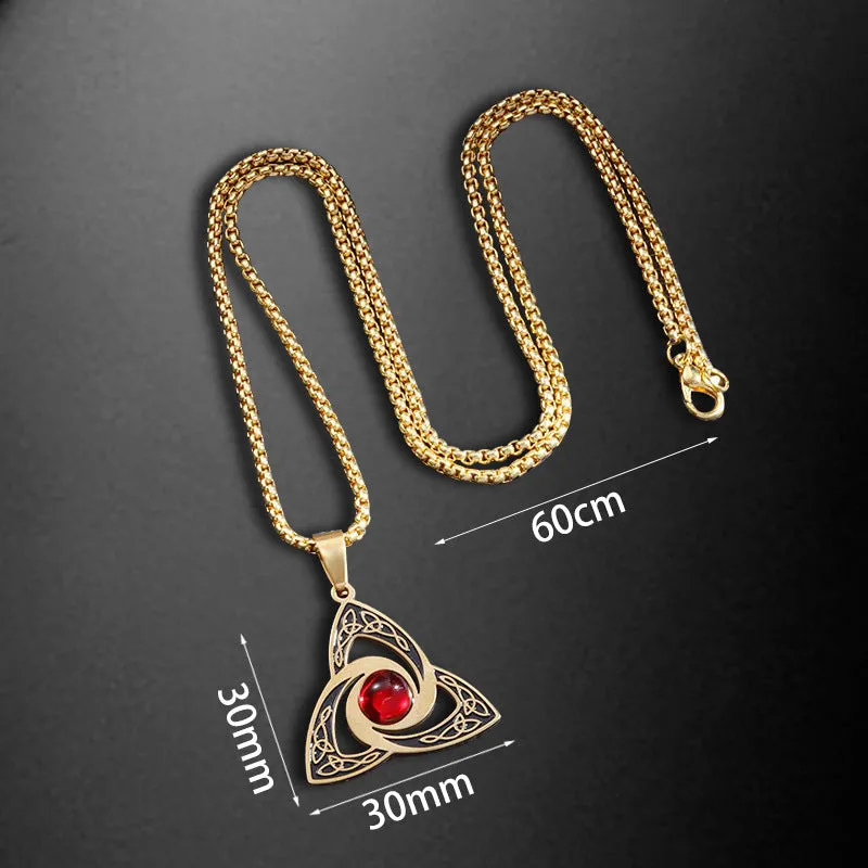 Bergljot - Norse Viking Titanium Necklace by The Nevermore