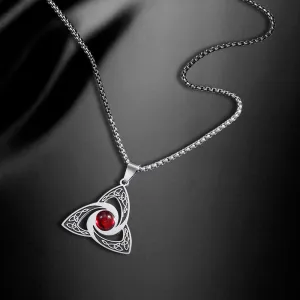 Bergljot - Norse Viking Titanium Necklace by The Nevermore