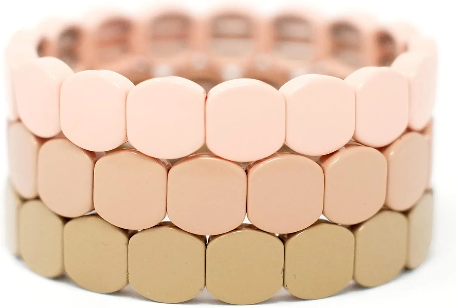 Cedar and Ink Gold Stackable Bracelets, Tile Bracelets for Women, Stackable Enamel Bracelets, Enamel Bangle Bracelet, Gold Bracelets for Women