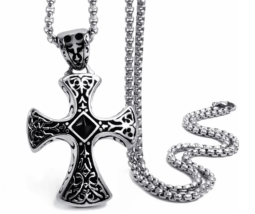 Celtic Knot Cross - Gothic Pendant Necklace by The Nevermore