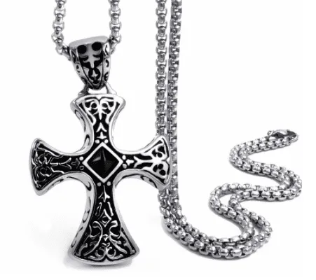 Celtic Knot Cross - Gothic Pendant Necklace by The Nevermore