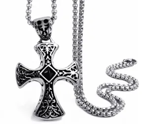 Celtic Knot Cross - Gothic Pendant Necklace by The Nevermore