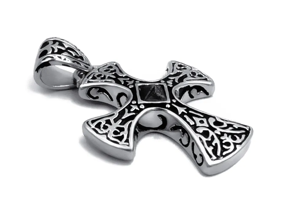 Celtic Knot Cross - Gothic Pendant Necklace by The Nevermore