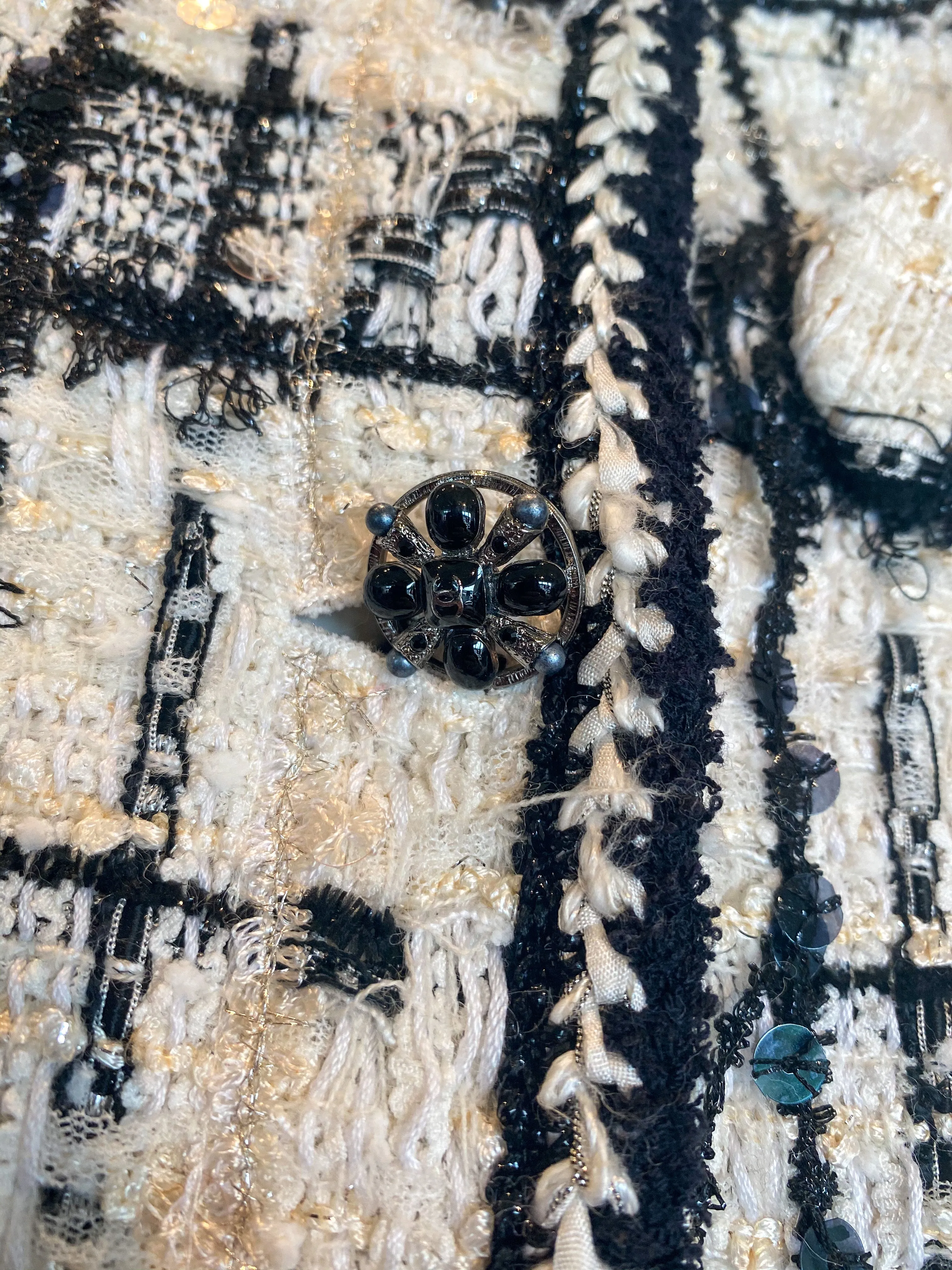 Chanel Tweed Plaid Suit