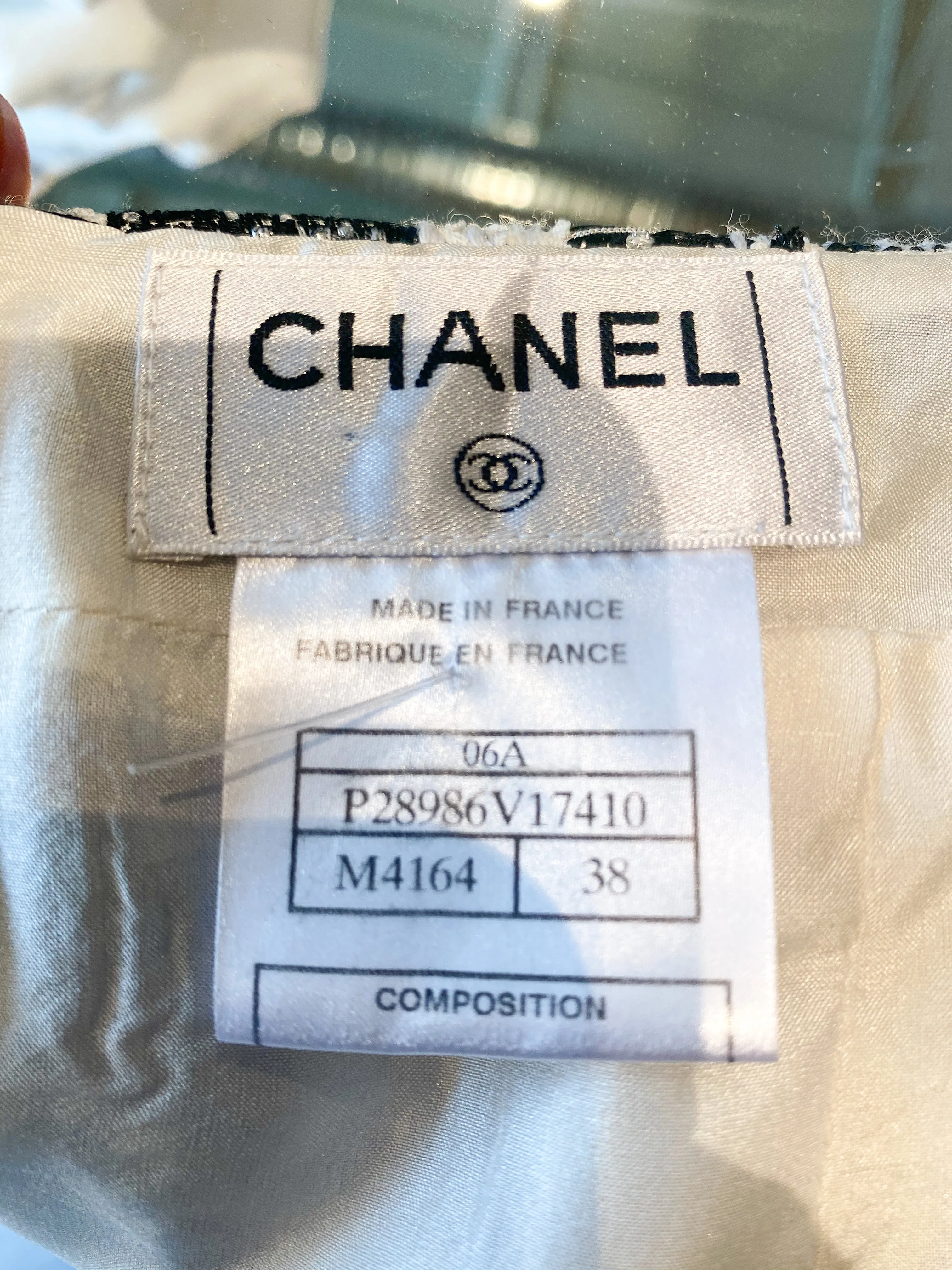 Chanel Tweed Plaid Suit