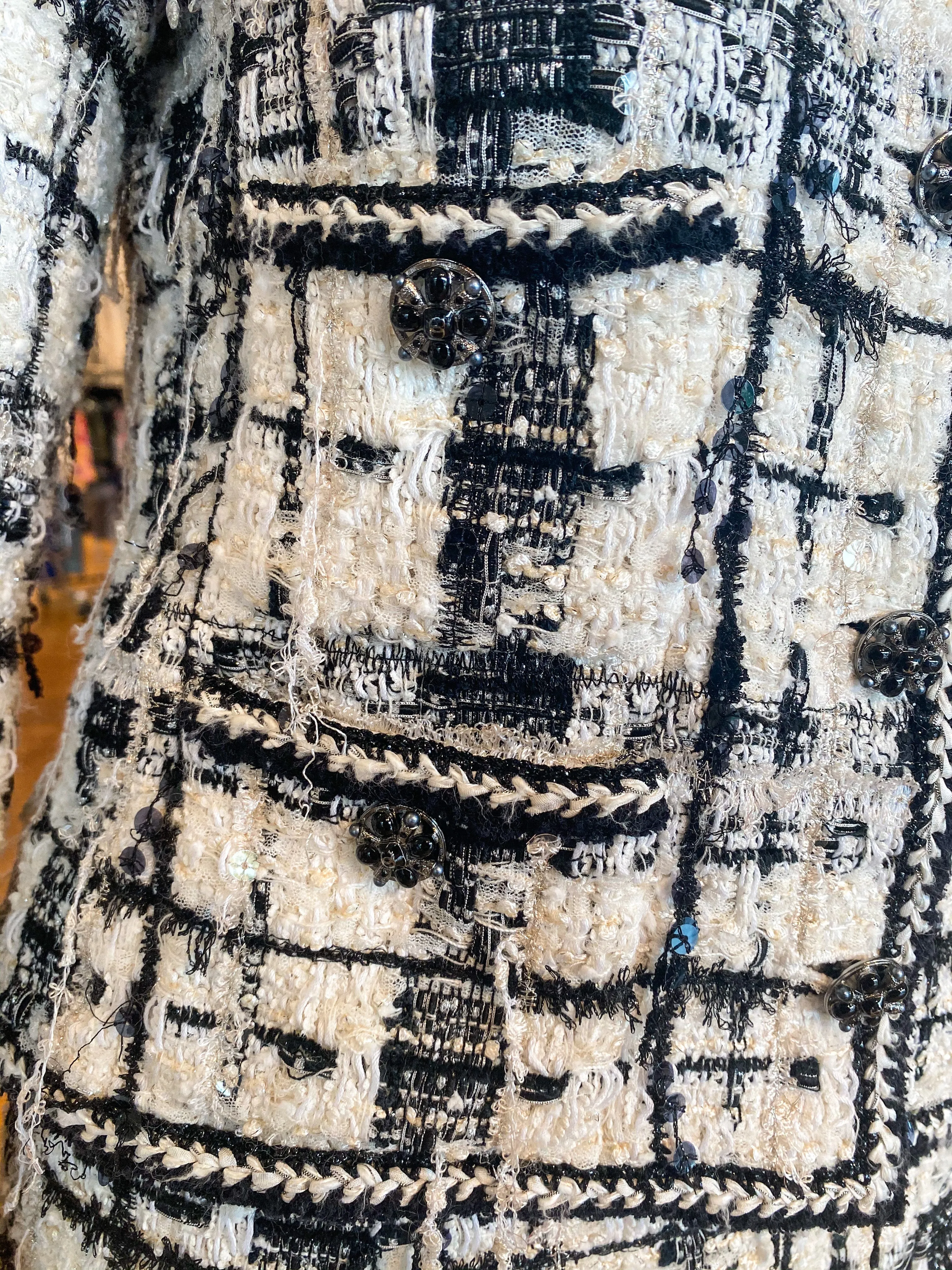 Chanel Tweed Plaid Suit