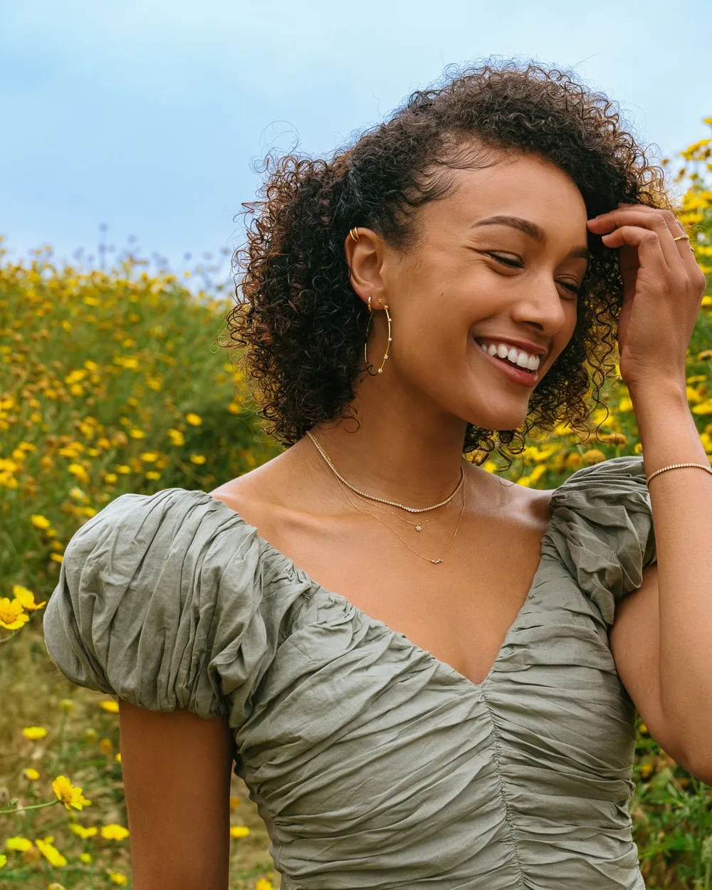 COCO GRADIENT TENNIS CHOKER NECKLACE From Shop Cupcakes and Cashmere