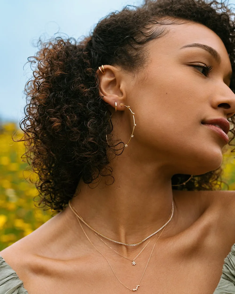 COCO GRADIENT TENNIS CHOKER NECKLACE From Shop Cupcakes and Cashmere