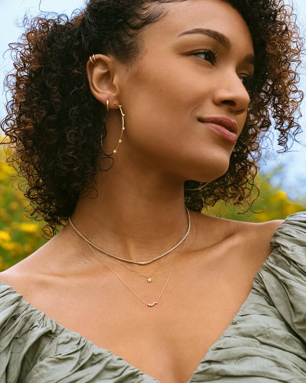 COCO GRADIENT TENNIS CHOKER NECKLACE From Shop Cupcakes and Cashmere