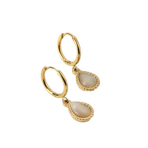 CRYSTAL TEARDROP EARRINGS