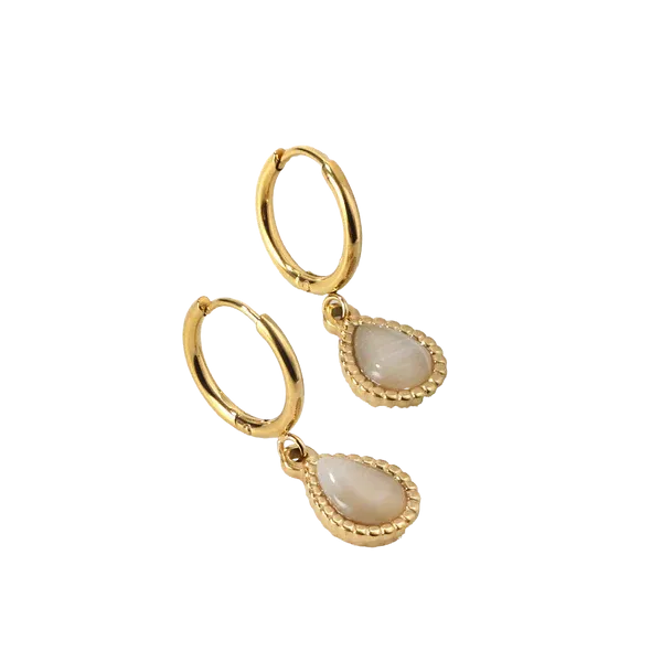 CRYSTAL TEARDROP EARRINGS