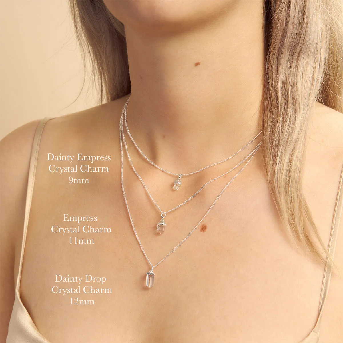 Dainty Empress Crystal Charm