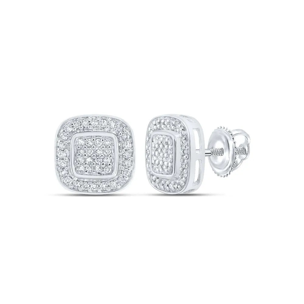 Dazzling Diamond Square Earrings
