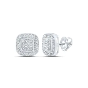 Dazzling Diamond Square Earrings