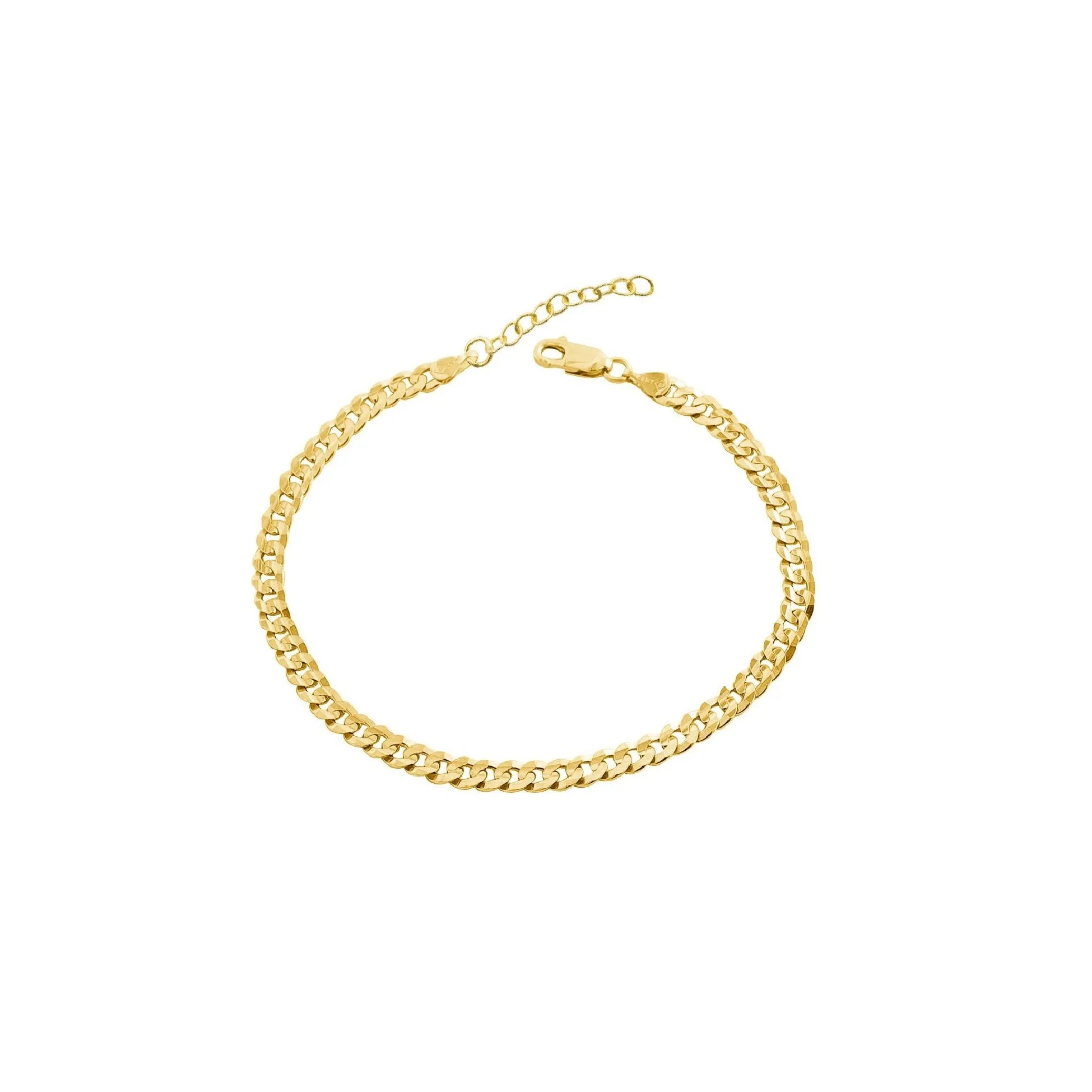 Dina Chain Bracelet // 10k Italian Solid Gold