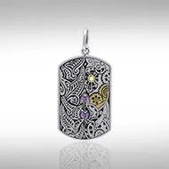Dogtag Steampunk Sterling Silver MPD3869