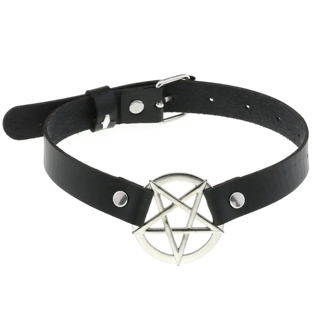 Doni Leather Choker Necklace
