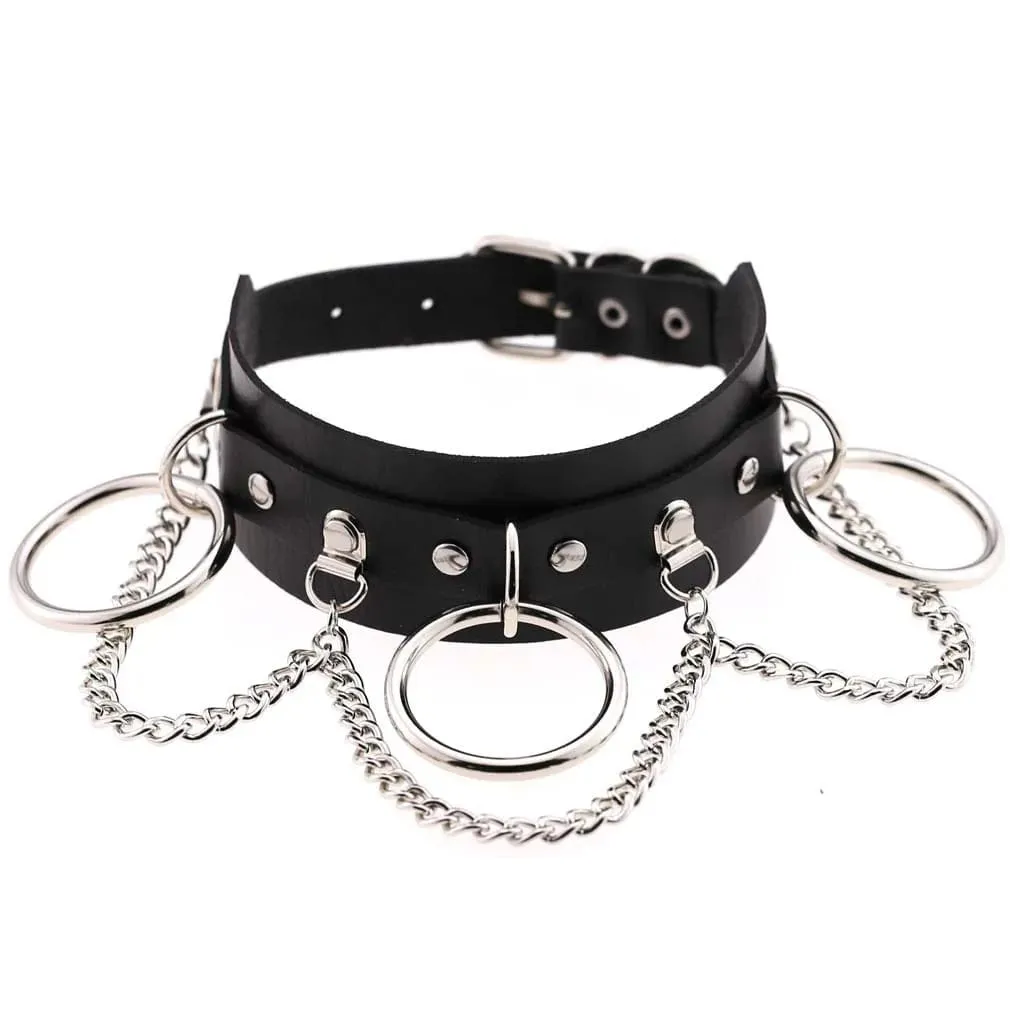 Doni Leather Choker Necklace