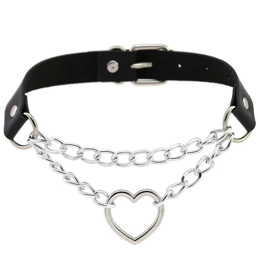 Doni Leather Choker Necklace