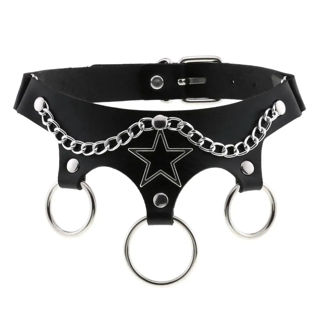 Doni Leather Choker Necklace