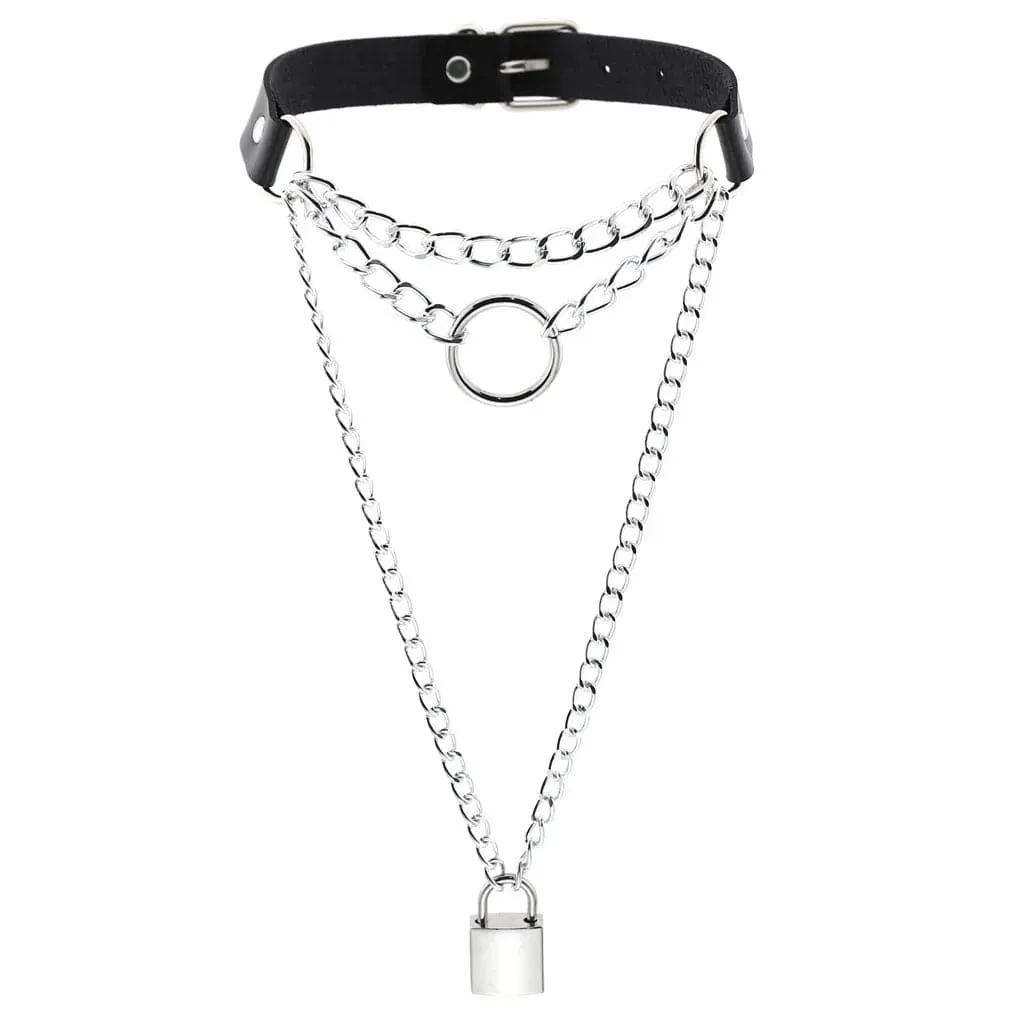 Doni Leather Choker Necklace