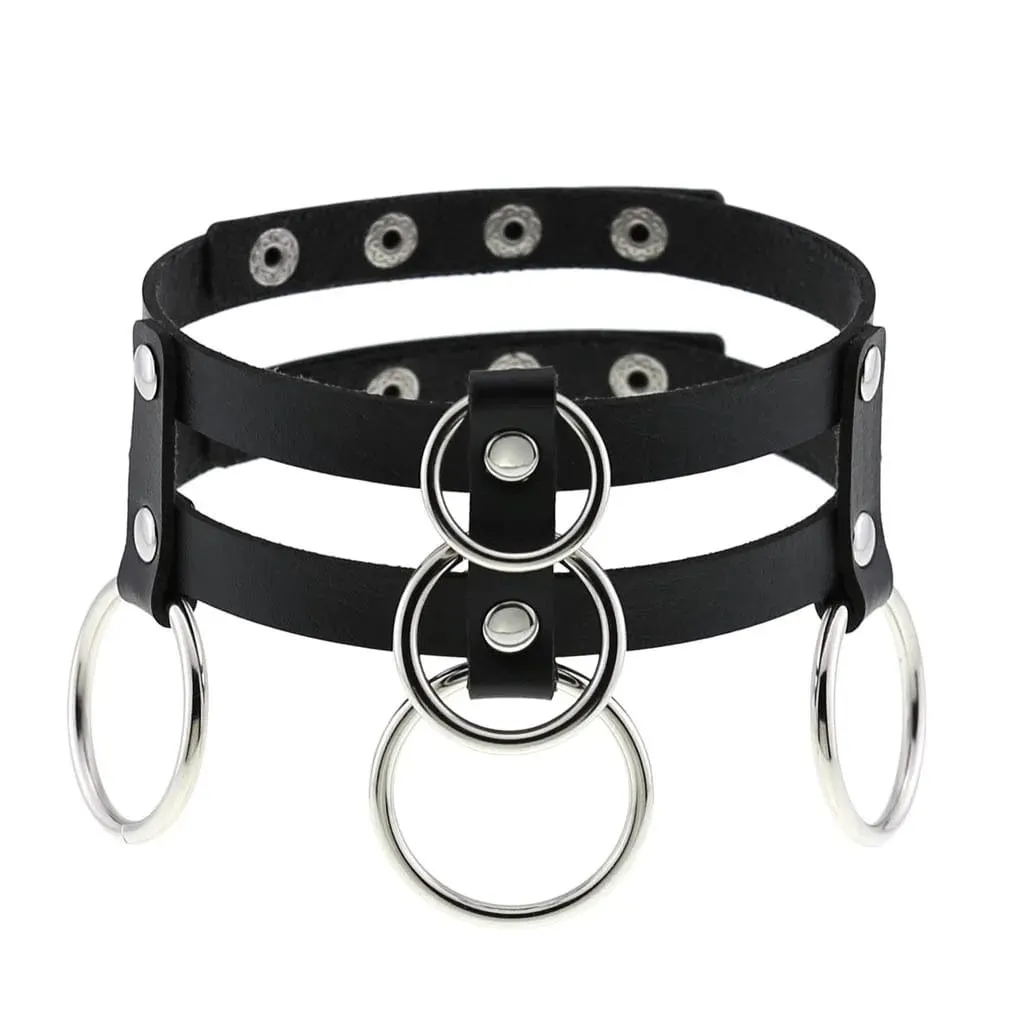 Doni Leather Choker Necklace