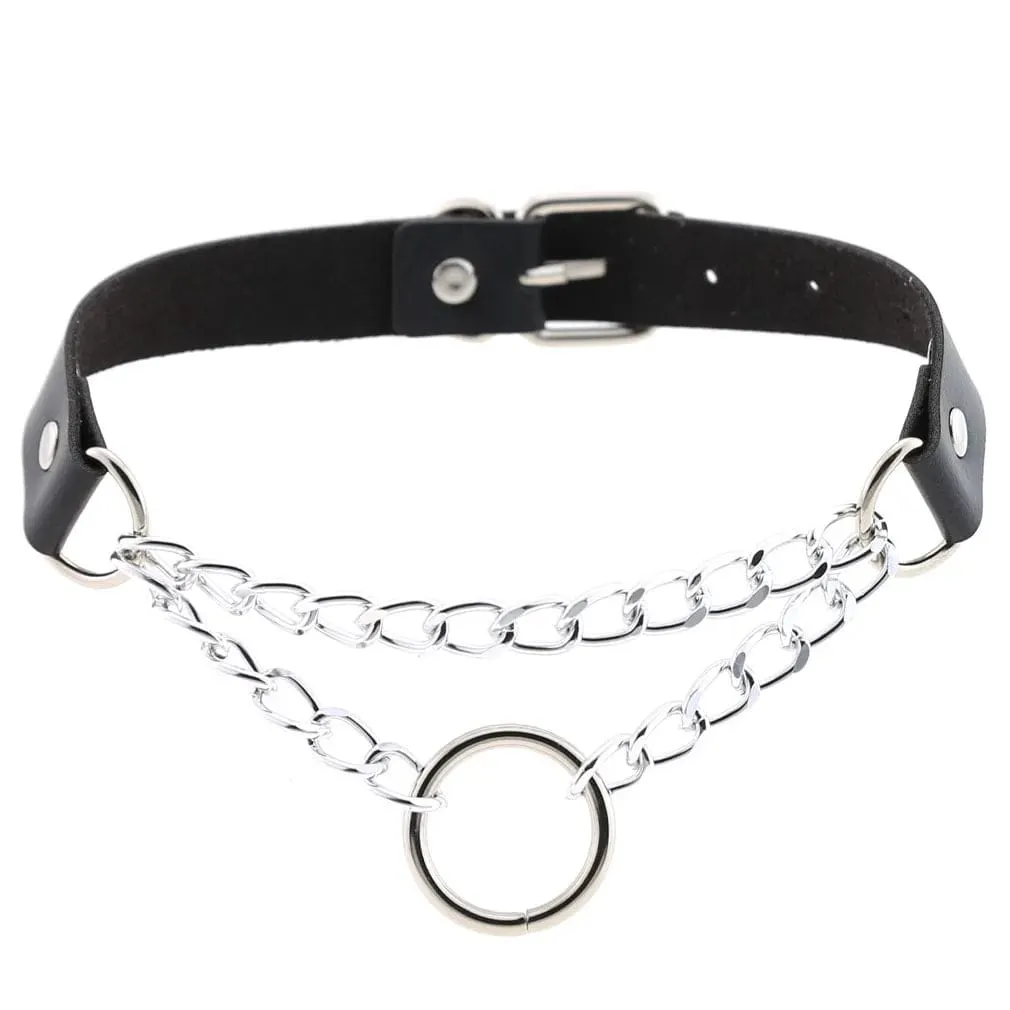 Doni Leather Choker Necklace