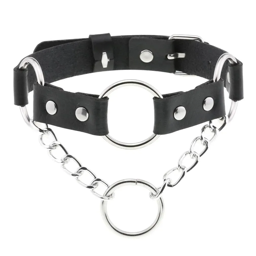 Doni Leather Choker Necklace