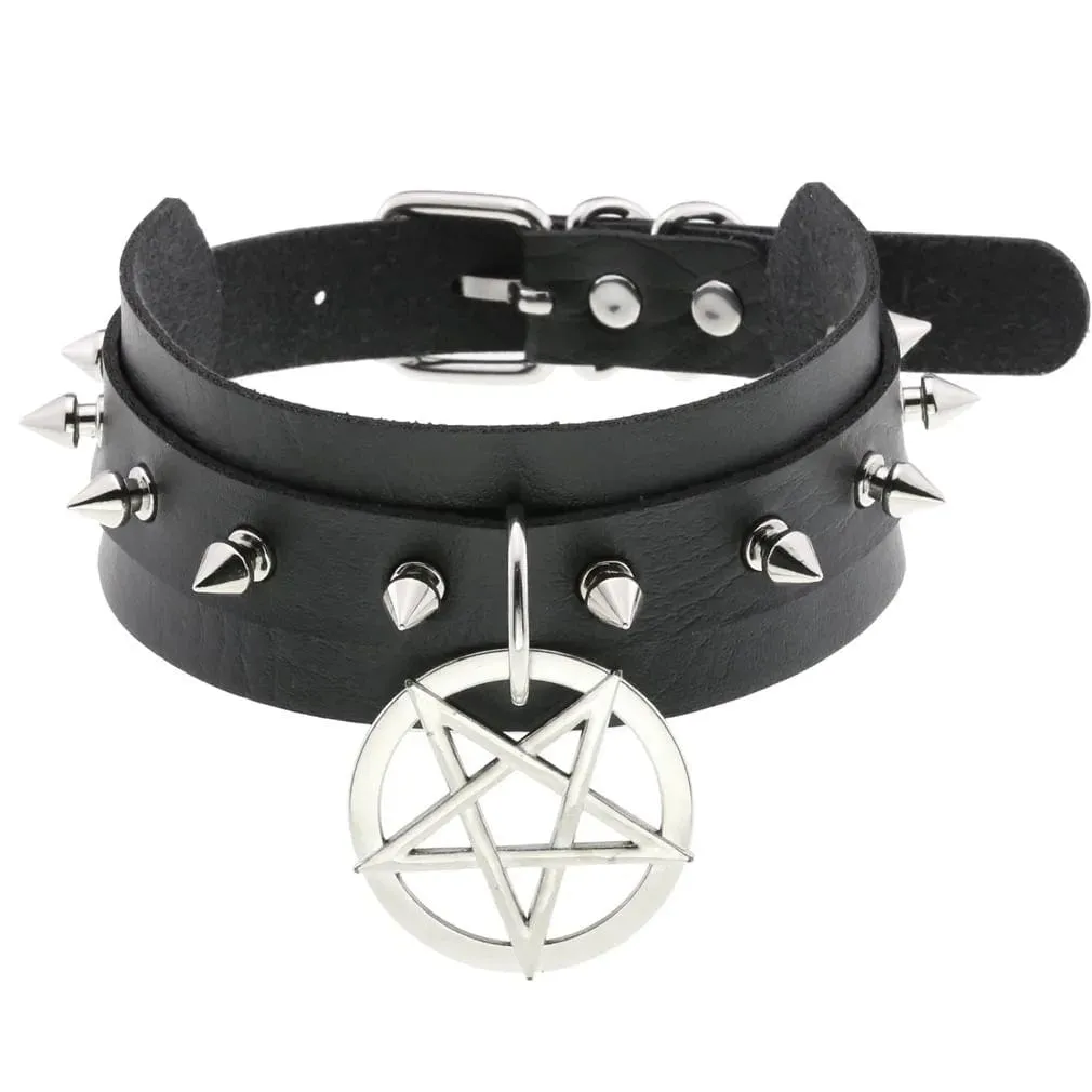 Doni Leather Choker Necklace