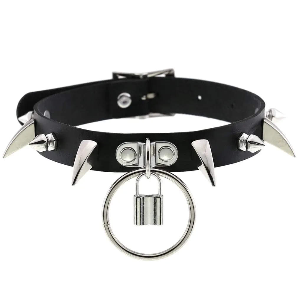 Doni Leather Choker Necklace