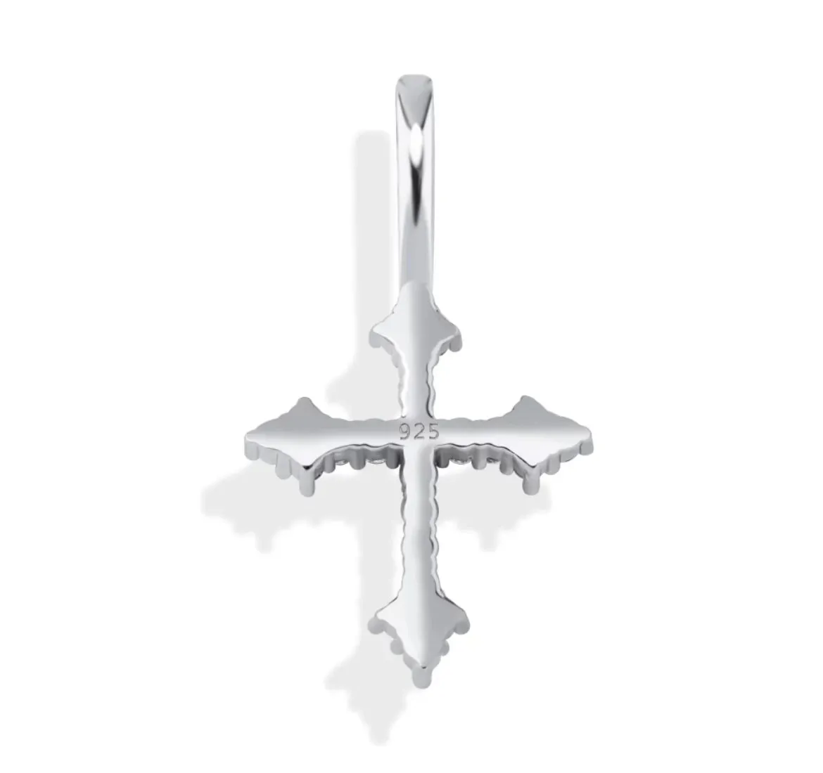 “Don’t Cross Me” Tiny Cross Pendant: Edgy Elegance