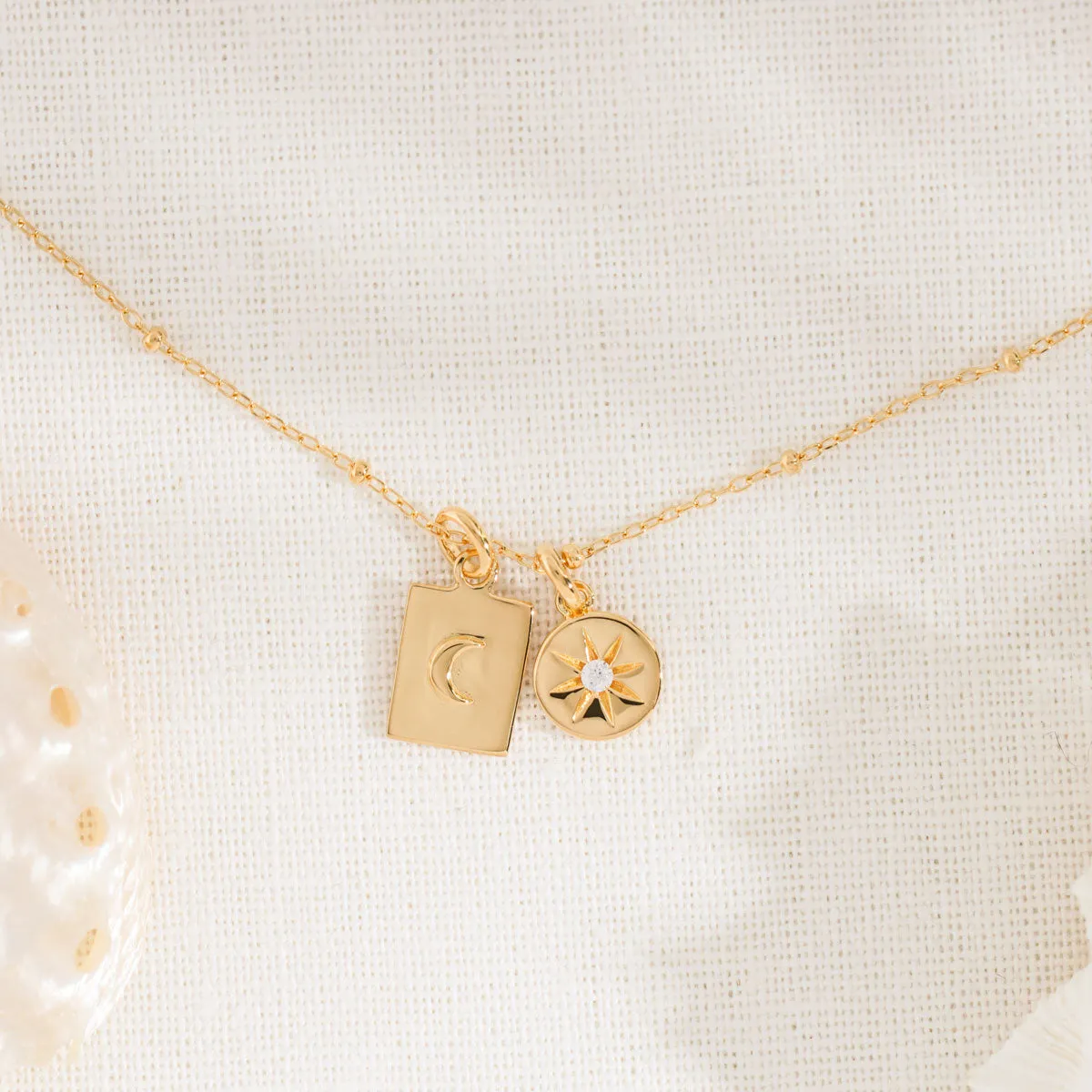 Enchanted Light Gold Neck Charm