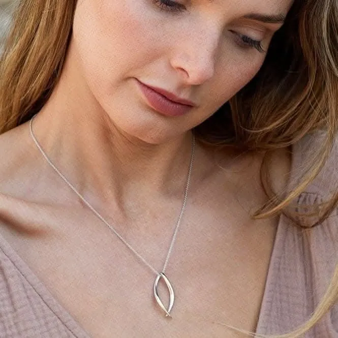 Entwine Twine Twist Link Necklace 90230RP
