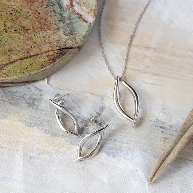 Entwine Twine Twist Link Necklace 90230RP