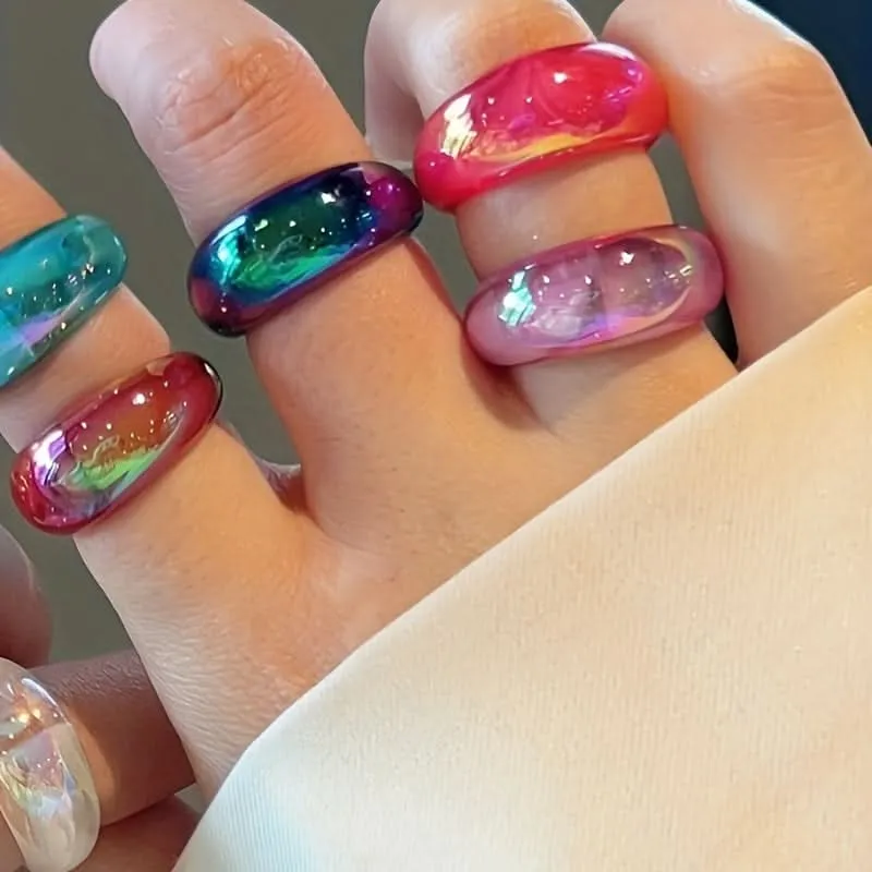 Eye-Catching Vintage Style Ring Set (Set of 6 pcs.)