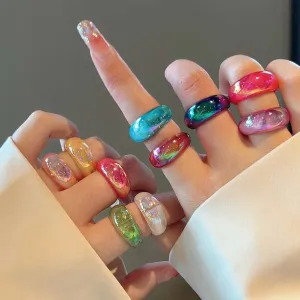 Eye-Catching Vintage Style Ring Set (Set of 6 pcs.)