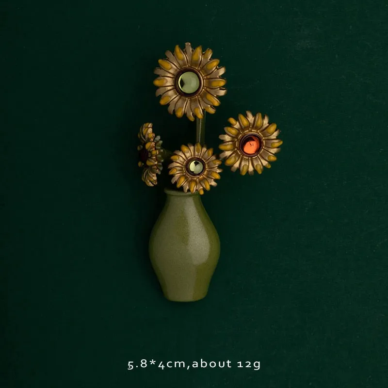 Fashion Animal Plant Lapel Pins Fruits Food Mix Brooches